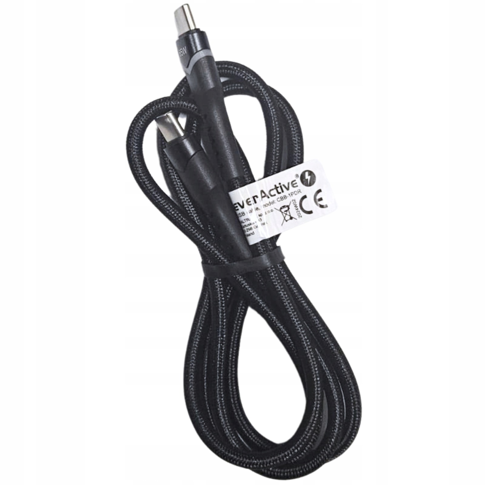 Kabel USB C do USB C jako przykład przewodu do sprawdzenia długości i zastosowania.