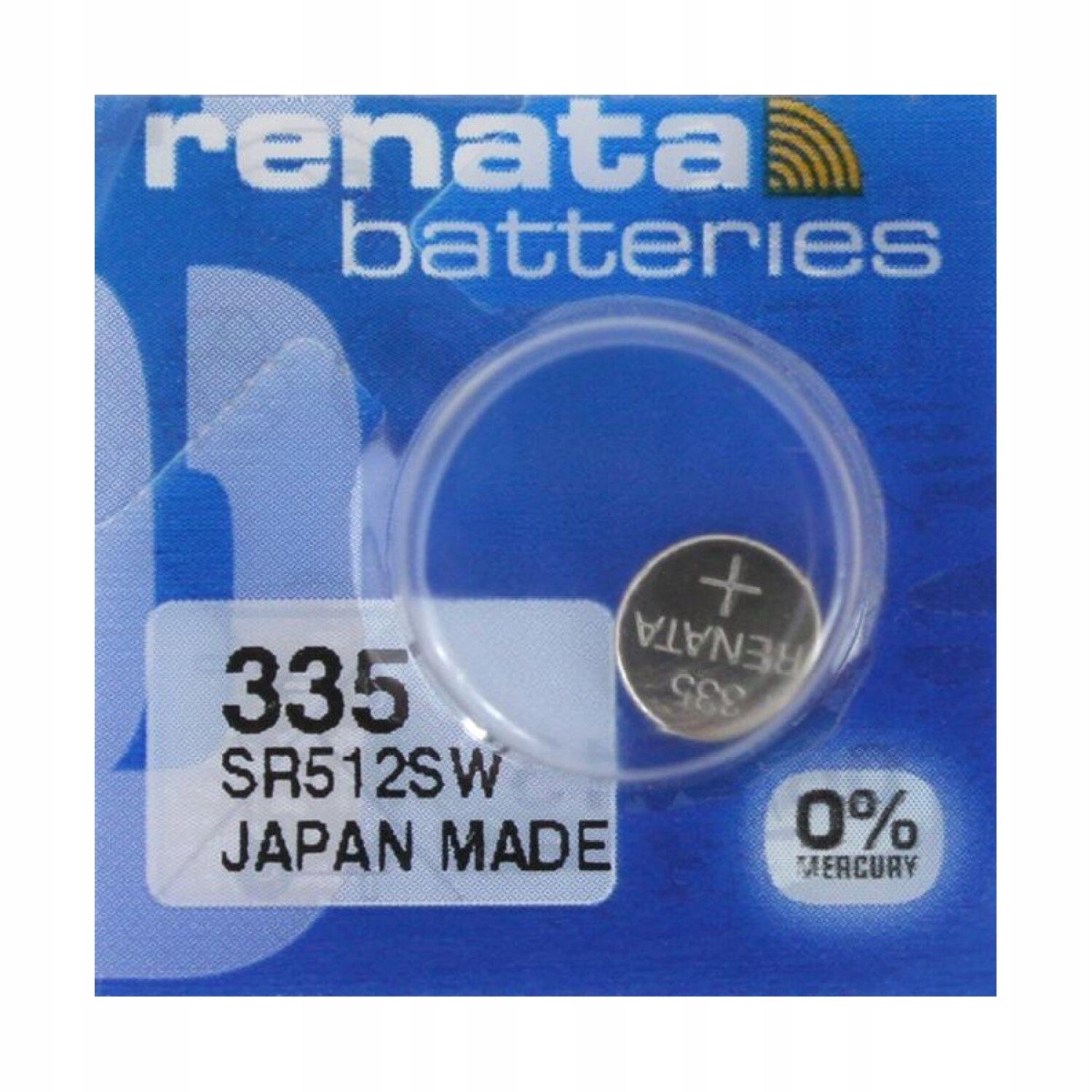 Bateria srebrowa Renata 335 w oryginalnym opakowaniu