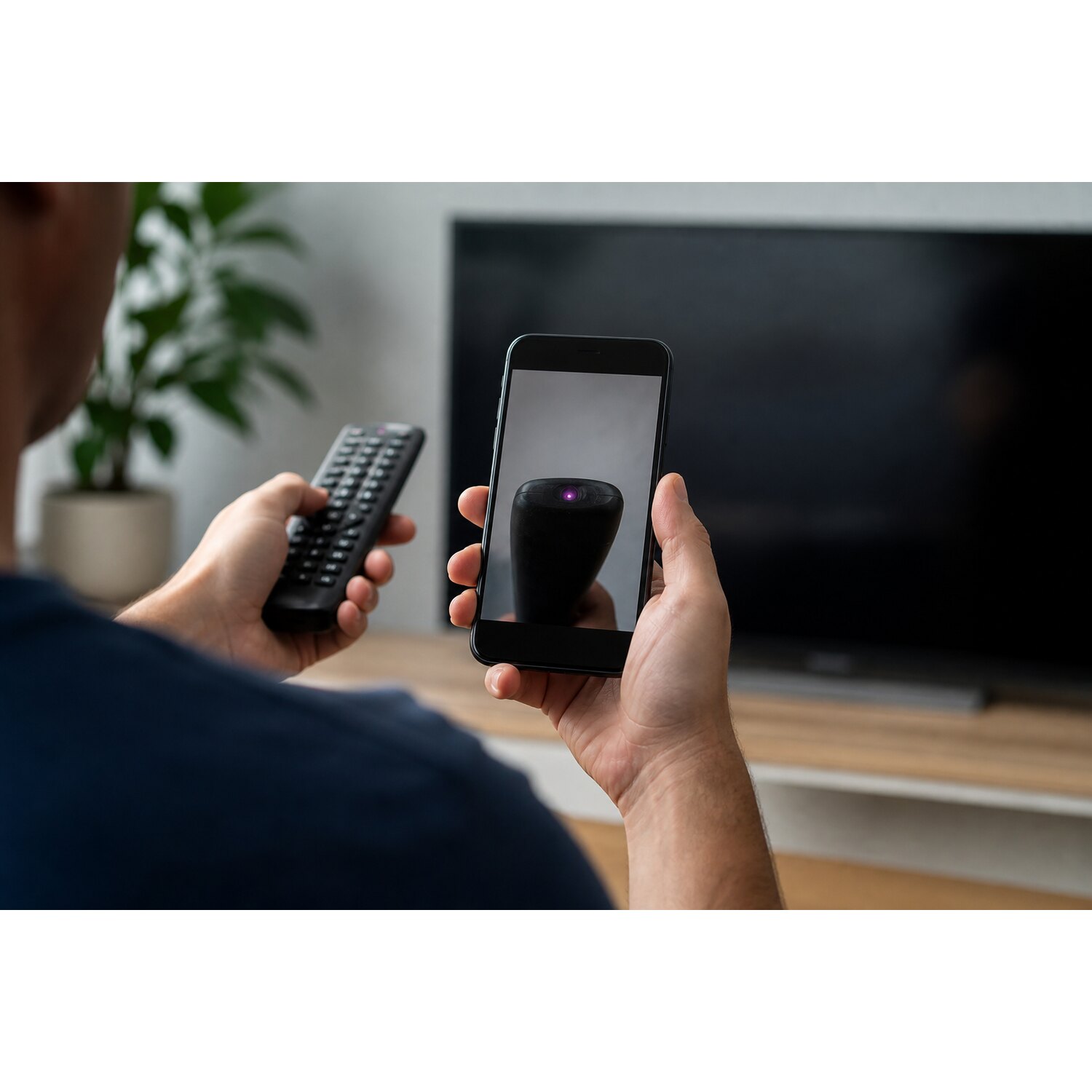 Sprawdzanie nadajnika podczerwieni pilota aparatem telefonu